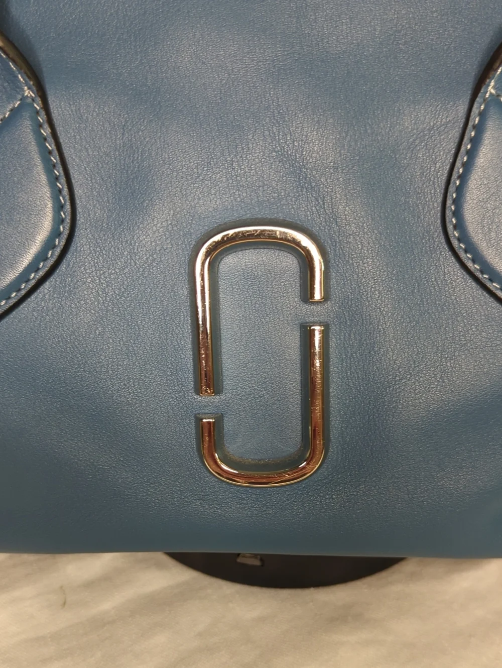 Marc Jacobs Denim Blue Leather Satchel  *Call Outs*